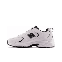 New Balance 530 White Black Leather Revered Footwear