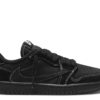 Travis Scott x Air Jordan 1 Retro Low OG SP PS 'Black Phantom' Unfading Sneaker