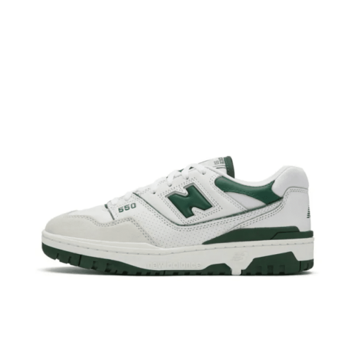 New Balance 550 White Green Unfading Sneaker