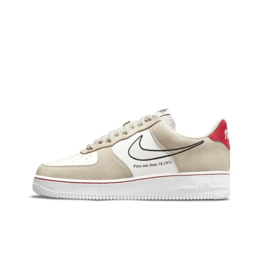 Air Force 1 07 First Use Light Sail Red Signature Footwear