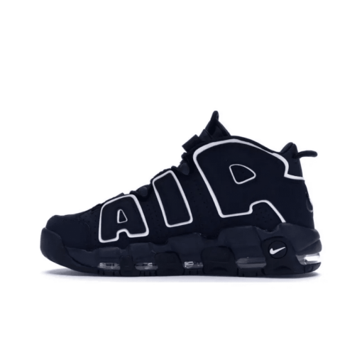 Air More Uptempo Obsidian Iconic Sneaker