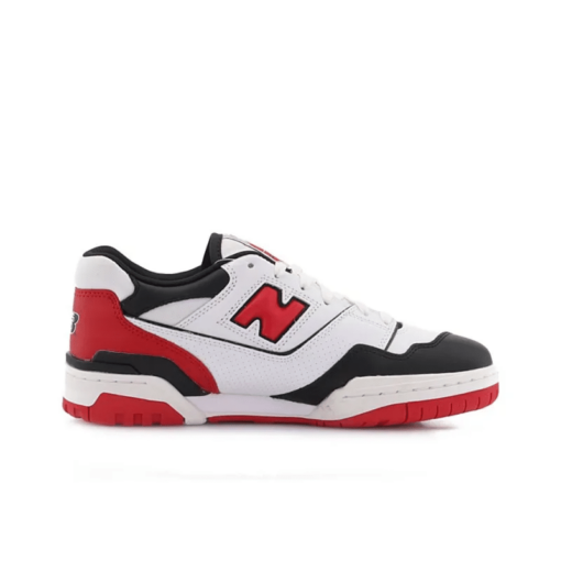 New Balance 550 White Team Red Iconic Sneaker