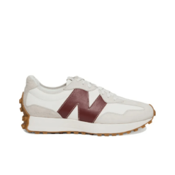 Staud x New Balance 327 Grey Burgundy Womens Signature Footwear