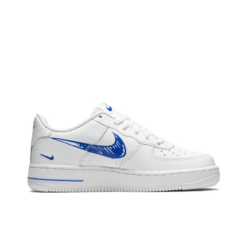 Air Force 1 Low Sketch Blue Swoosh Iconic Sneaker