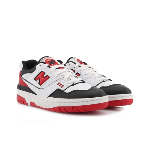 New Balance 550 White Team Red Iconic Sneaker