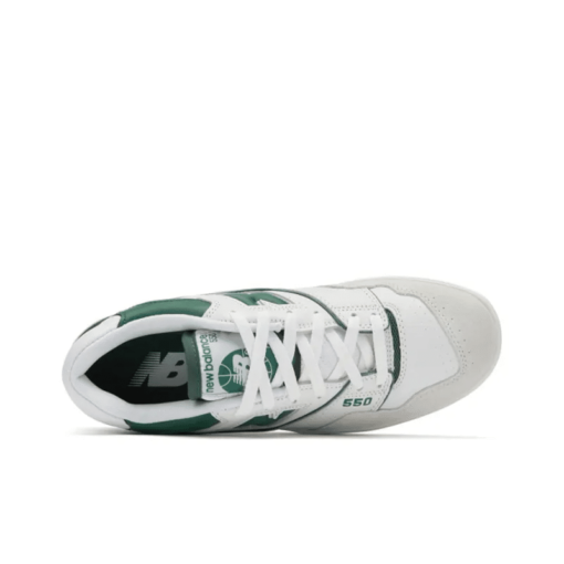 New Balance 550 White Green Unfading Sneaker