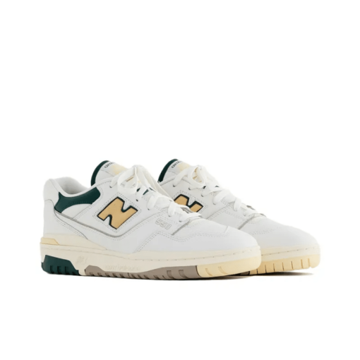 New Balance 550 X Aime Leon Dore White Green Yellow Iconic Sneaker