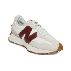 Staud x New Balance 327 Grey Burgundy Womens Signature Footwear