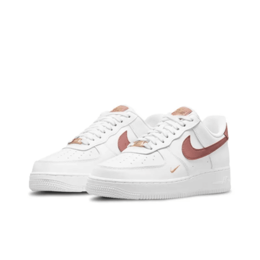 Air Force 1 07 Low Mini Swoosh Rust Pink Womens Unfading Sneaker