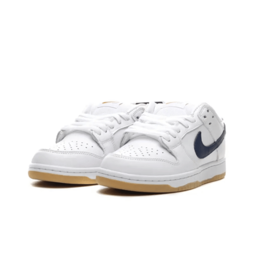 Sb Dunk Low Orange Label White Navy Unfading Sneaker