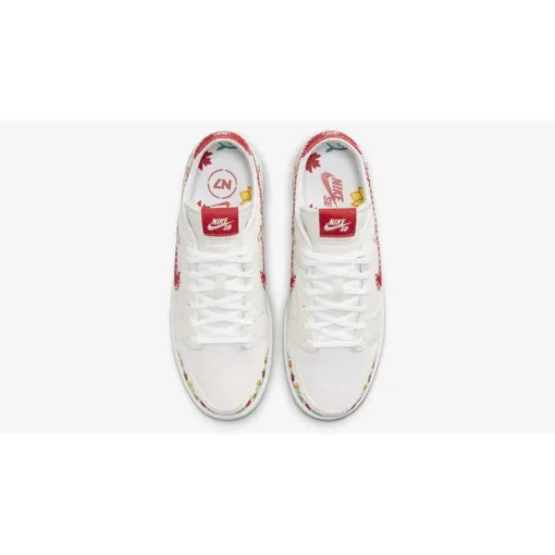 SB Dunk Low Decon N7 Opti Yellow University Red Iconic Sneaker