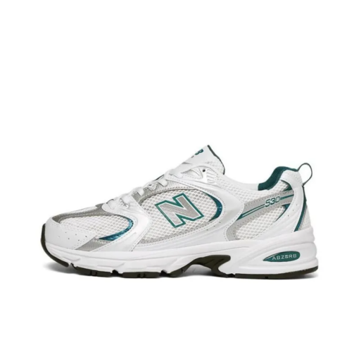 New Balance 530 White Silver Green Revered Footwear