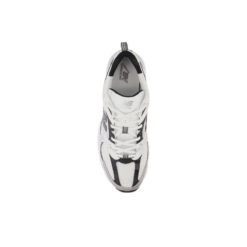 New Balance 530 White Silver Metallic Black Signature Footwear