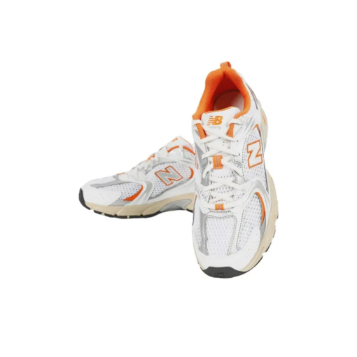 New Balance 530 White Silver Orange Iconic Sneaker