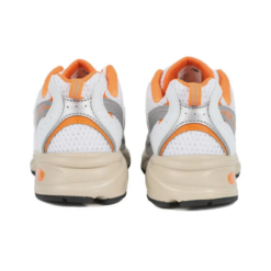 New Balance 530 White Silver Orange Iconic Sneaker