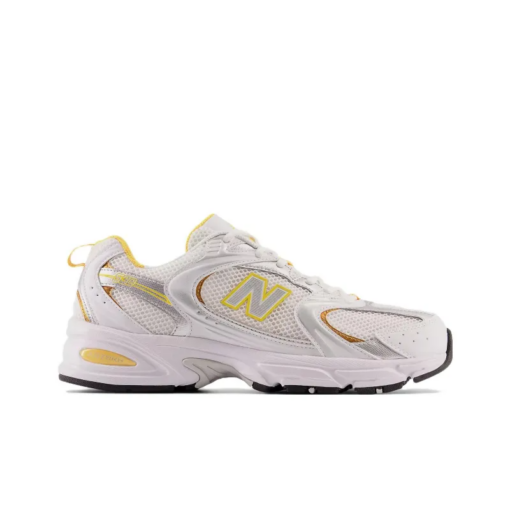 New Balance 530 White Vibrant Apricot Silver Metall Unfading Sneaker