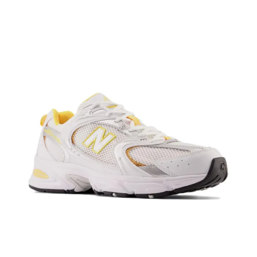 New Balance 530 White Vibrant Apricot Silver Metall Unfading Sneaker