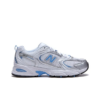 New Balance 530 White Carolina Blue Iconic Sneaker