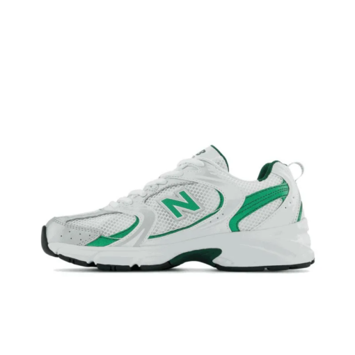 New Balance 530 White Nightwatch Green Signature Footwear