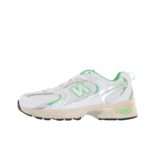 New Balance 530 White Palm Leaf Unfading Sneaker