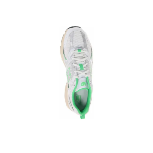 New Balance 530 White Palm Leaf Unfading Sneaker