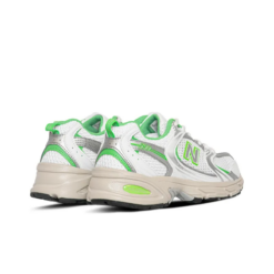 New Balance 530 White Palm Leaf Unfading Sneaker