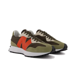 New Balance 327 True Olive Vibrant Orange Classic Kicks