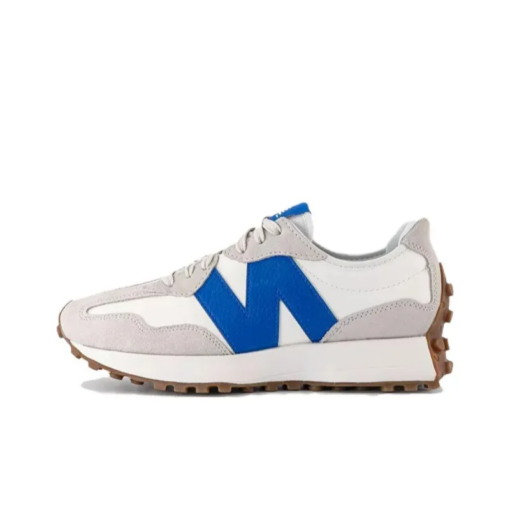 New Balance 327 White Blue Signature Footwear