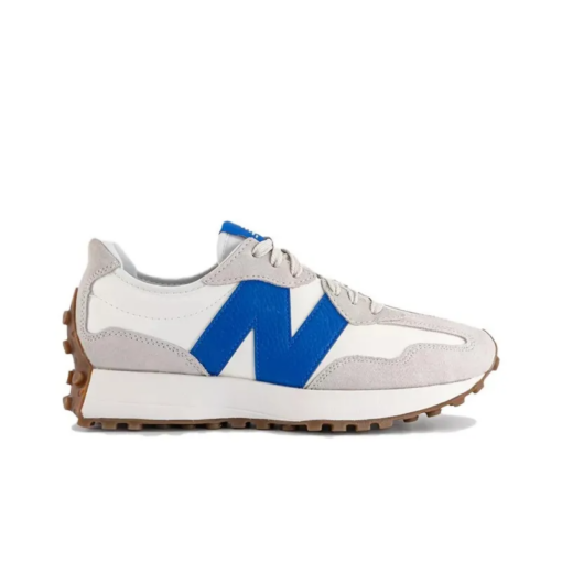 New Balance 327 White Blue Signature Footwear