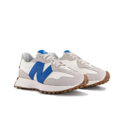 New Balance 327 White Blue Signature Footwear