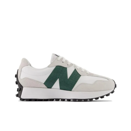 New Balance 327 White Nightwatch Green Classic Kicks