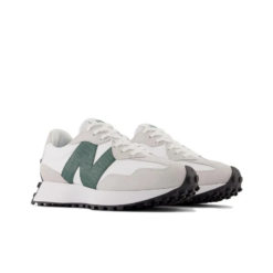 New Balance 327 White Nightwatch Green Classic Kicks