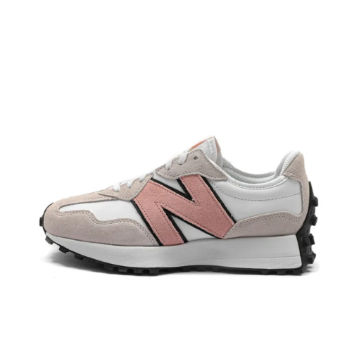 New Balance 327 White Pink Haze Unfading Sneaker