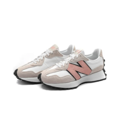 New Balance 327 White Pink Haze Unfading Sneaker