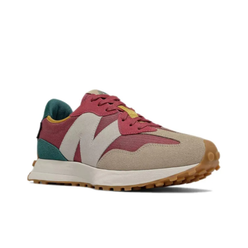 New Balance 327 Bordeaux Tan Teal Classic Kicks