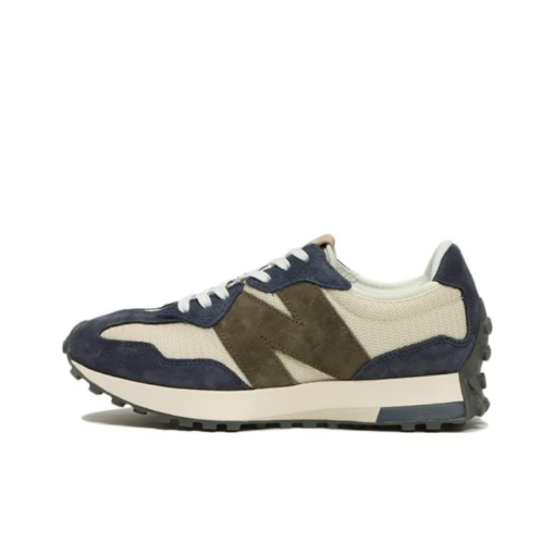 New Balance 327 Navy Bone Olive Signature Footwear