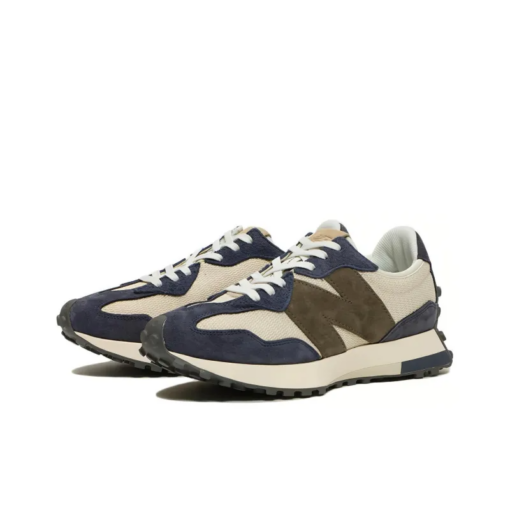 New Balance 327 Navy Bone Olive Signature Footwear