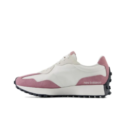 New Balance 327 Pink White Suede Signature Footwear