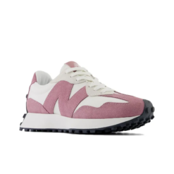 New Balance 327 Pink White Suede Signature Footwear