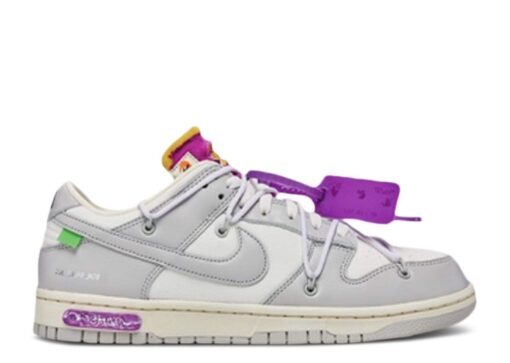 Nike Off-White x Dunk Low 'Lot 03 Of 50' Iconic Sneaker