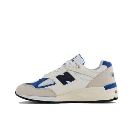 New Balance 990v2 Miusa White Blue Unfading Sneaker