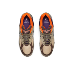 New Balance 990v3 Miusa Teddy Santis Khaki Orange Unfading Sneaker