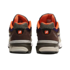 New Balance 990v3 Miusa Teddy Santis Khaki Orange Unfading Sneaker