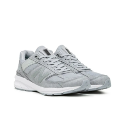 New Balance 990v5 Grey White Signature Footwear