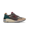 New Balance 990v2 Grey Green Maroon Revered Footwear