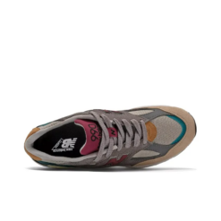 New Balance 990v2 Grey Green Maroon Revered Footwear