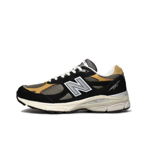 New Balance 990v3 Miusa Black Tan Iconic Sneaker