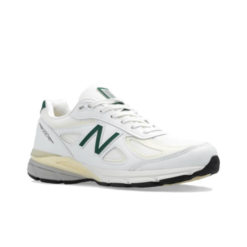 New Balance 990v4 Miusa White Green Everlasting Sneaker