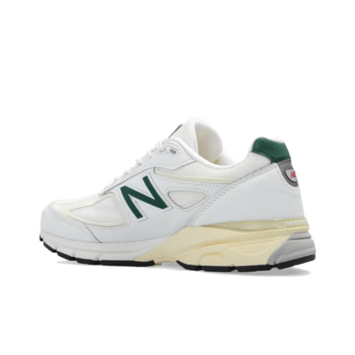 New Balance 990v4 Miusa White Green Everlasting Sneaker