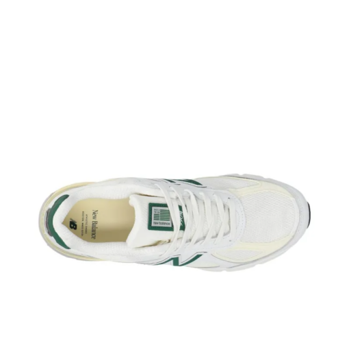 New Balance 990v4 Miusa White Green Everlasting Sneaker